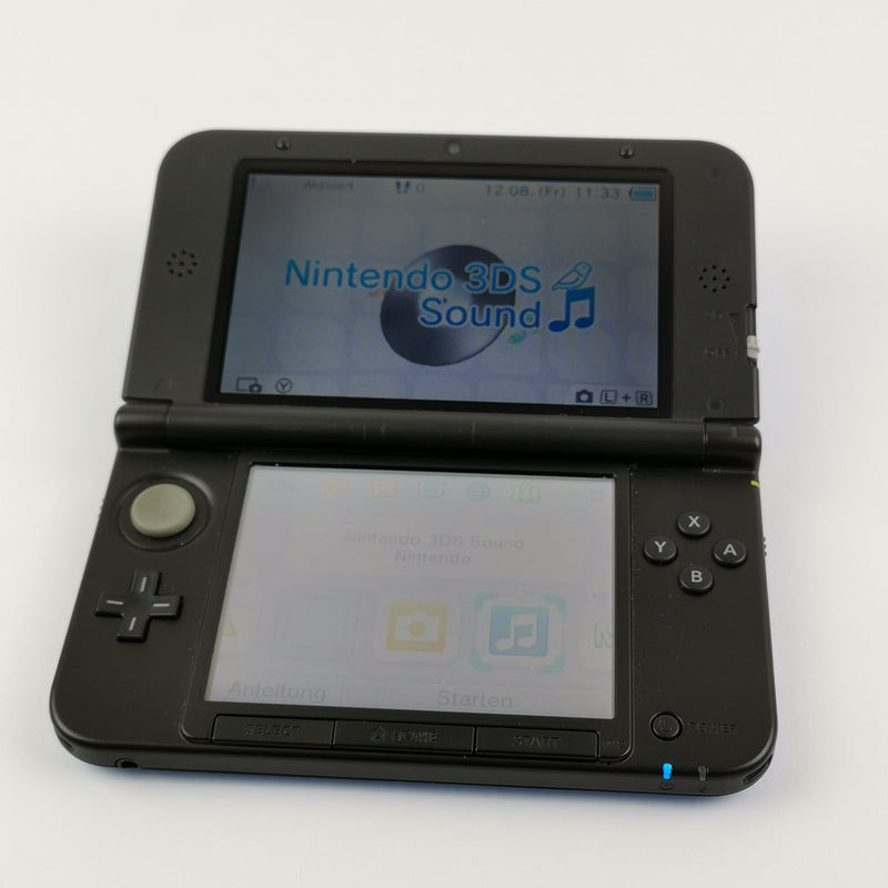 Nintendo 3DS XL Konsole : 3 DS Console in RED + BLACK / Rot Schwarz - OVP PAL