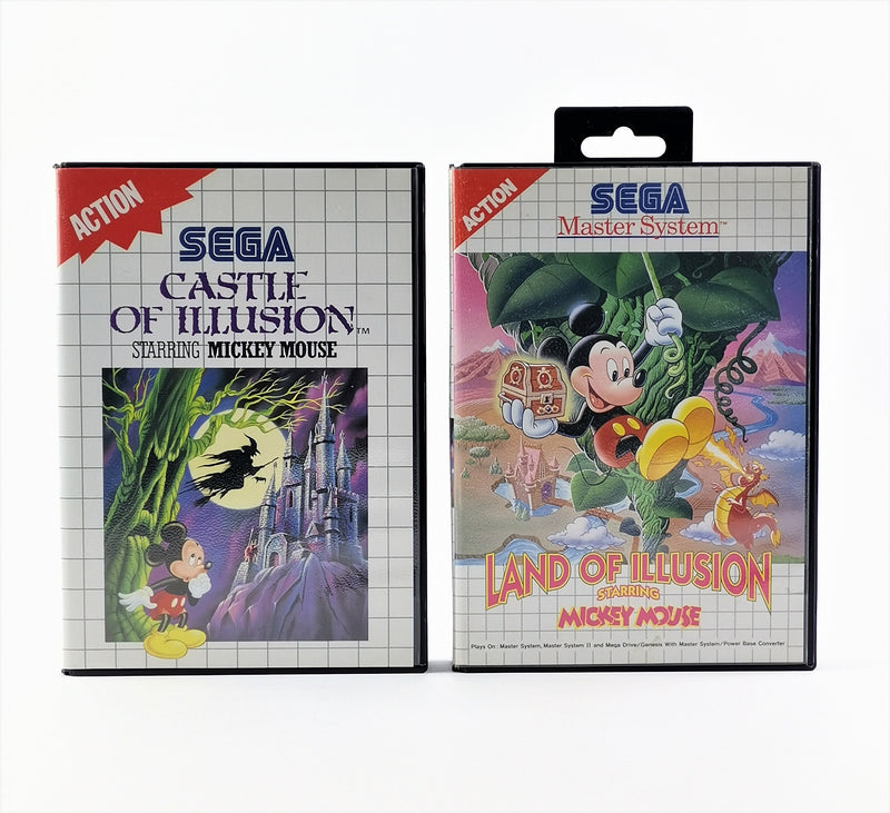 Sega Master System Spiele : Land & Castle of illusion starring Mickey Mouse OVP