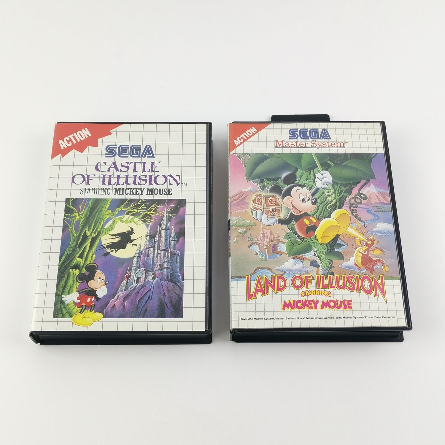 Sega Master System Spiele : Land & Castle of illusion starring Mickey Mouse OVP