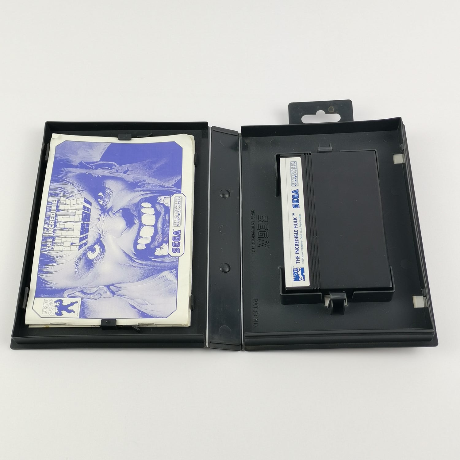 Sega Master System Spiel : The Incredible Hulk - OVP & Anleitung PAL Cartridge
