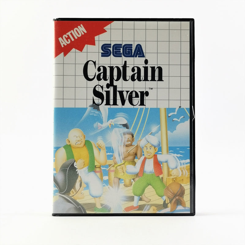 Sega Master System game: Captain Silver - original packaging without instructions PAL MS cartridge