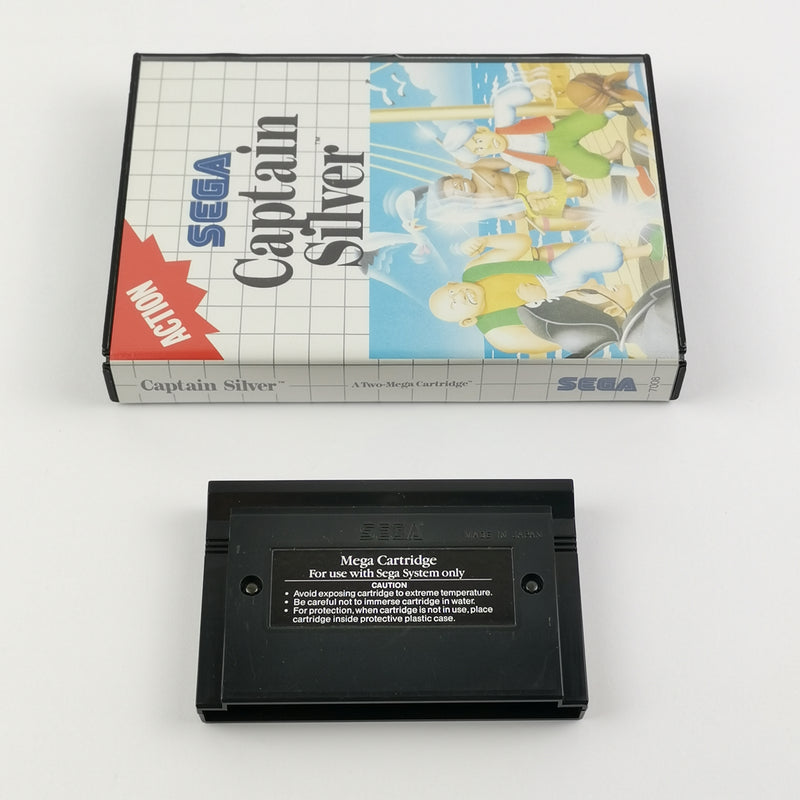 Sega Master System game: Captain Silver - original packaging without instructions PAL MS cartridge