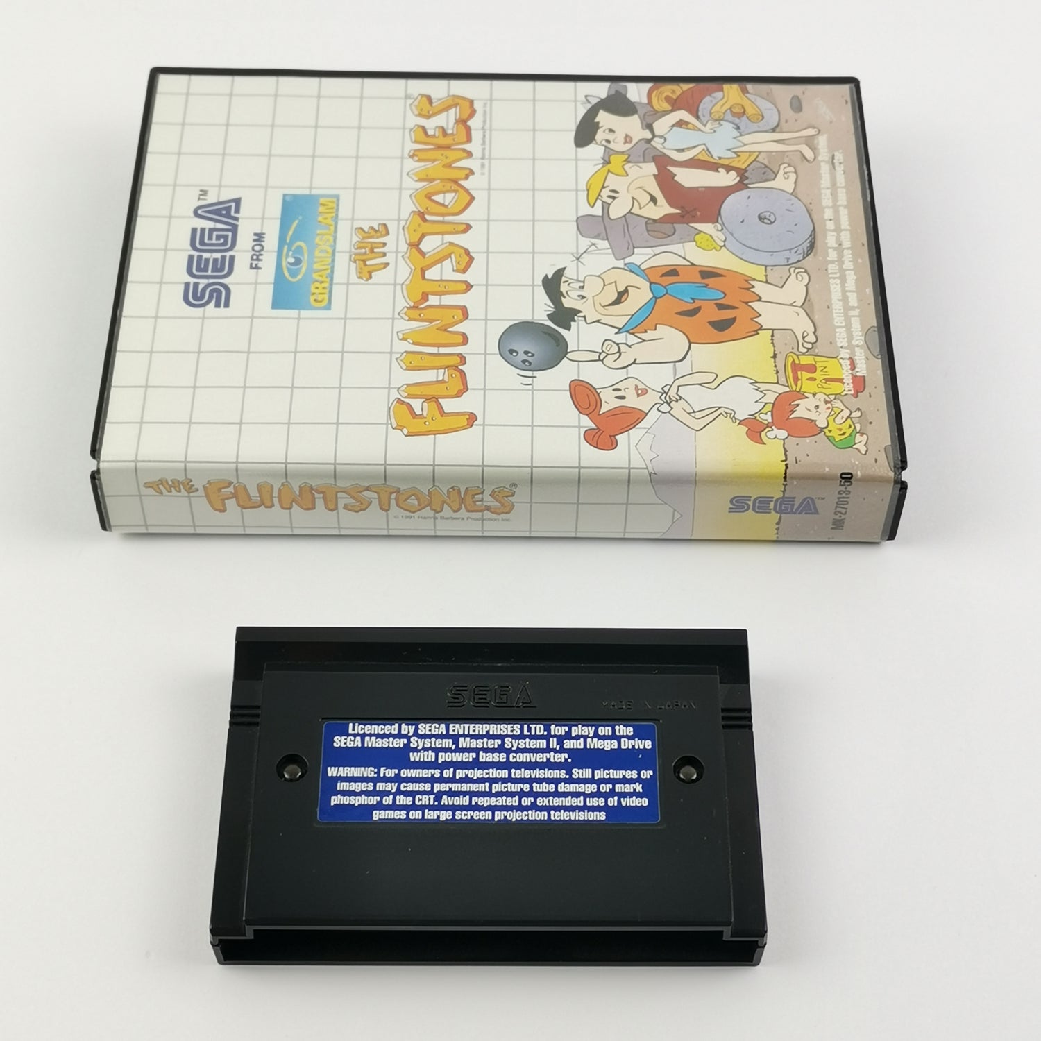 Sega Master System Spiel : The Flintstones - OVP ohne Anleitung PAL MS Cartridge