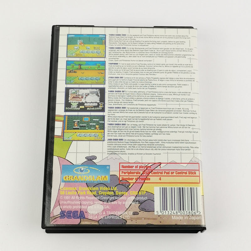 Sega Master System Spiel : The Flintstones - OVP ohne Anleitung PAL MS Cartridge