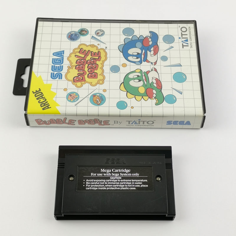 Sega Master System Spiel : Bubble Bobble - OVP ohne Anleitung PAL MS Cartridge
