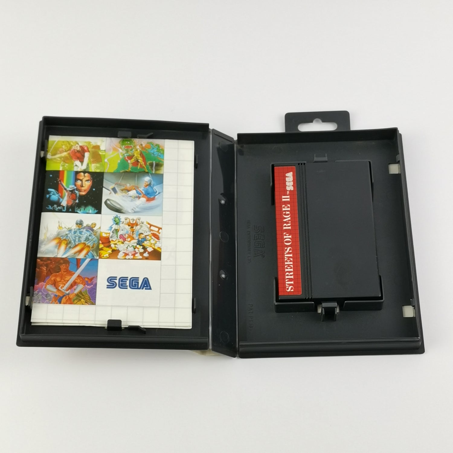 Sega Master System game: Streets of Rage II - original packaging without instructions PAL cartridge