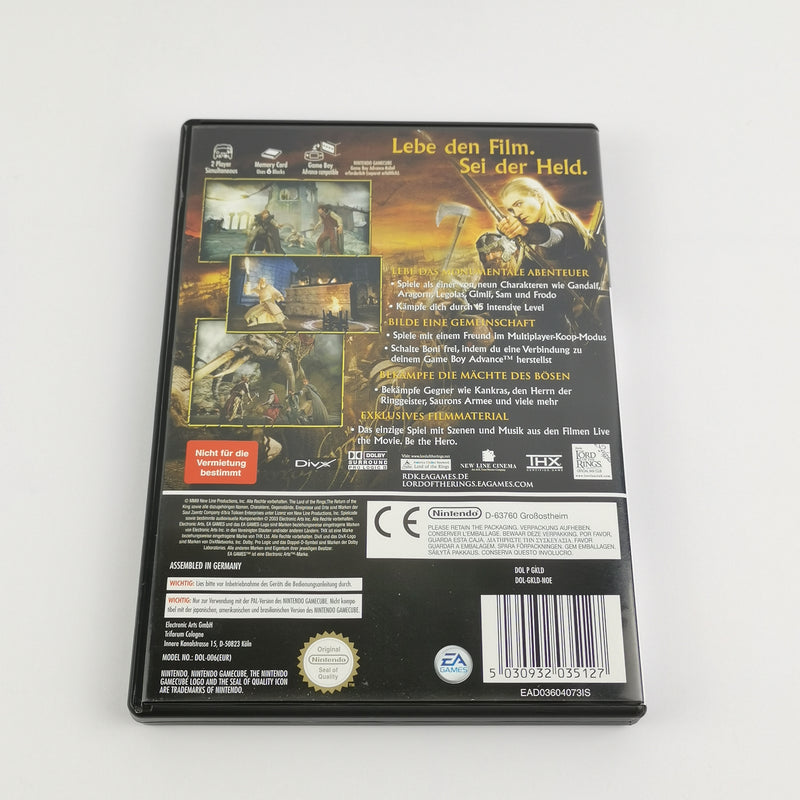 Nintendo Gamecube Spiel : Der Herr der Ringe Die Rückkehr des Königs - OVP PAL
