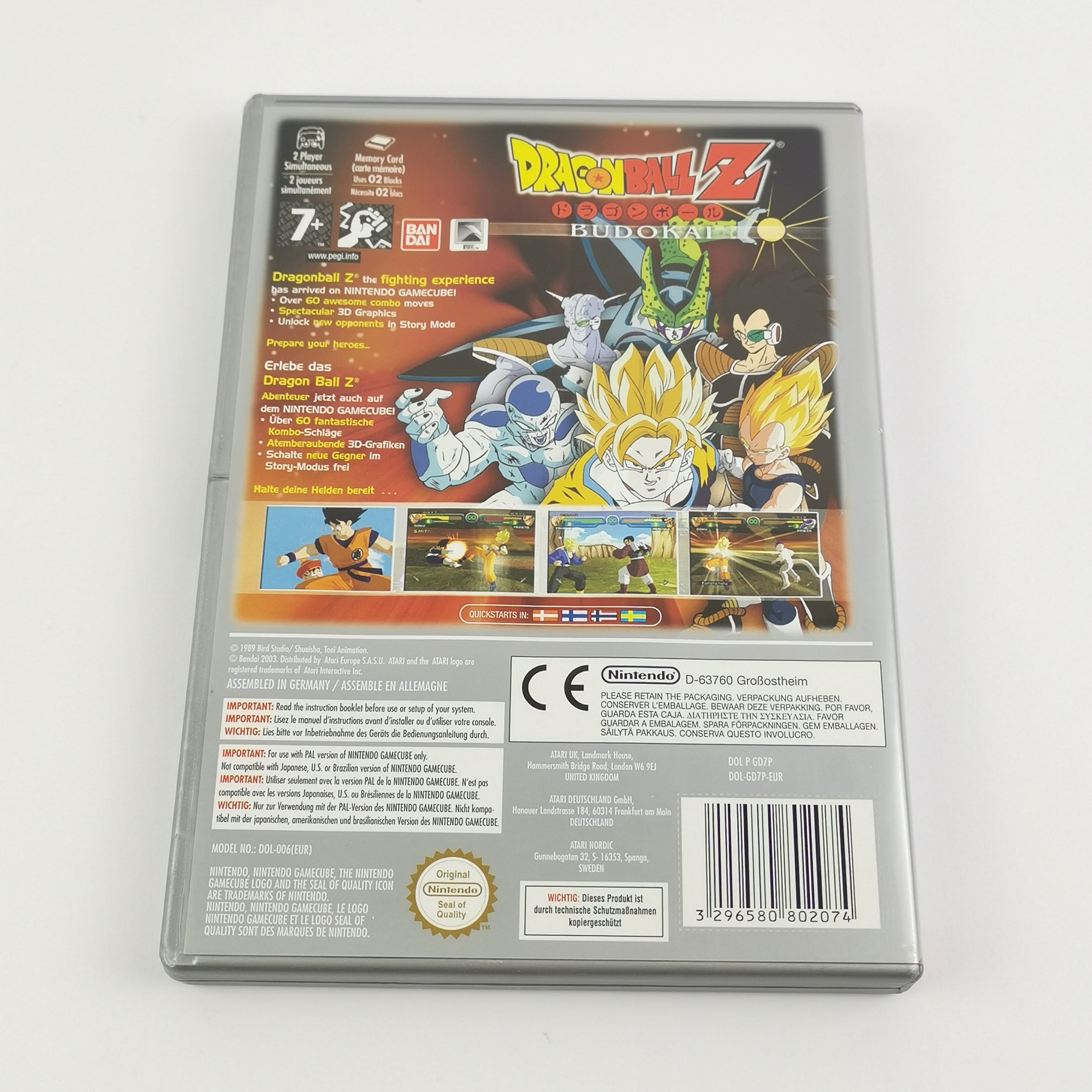 Nintendo Gamecube Spiel : Dragonball Z Budokai - OVP Players Choice PAL GC