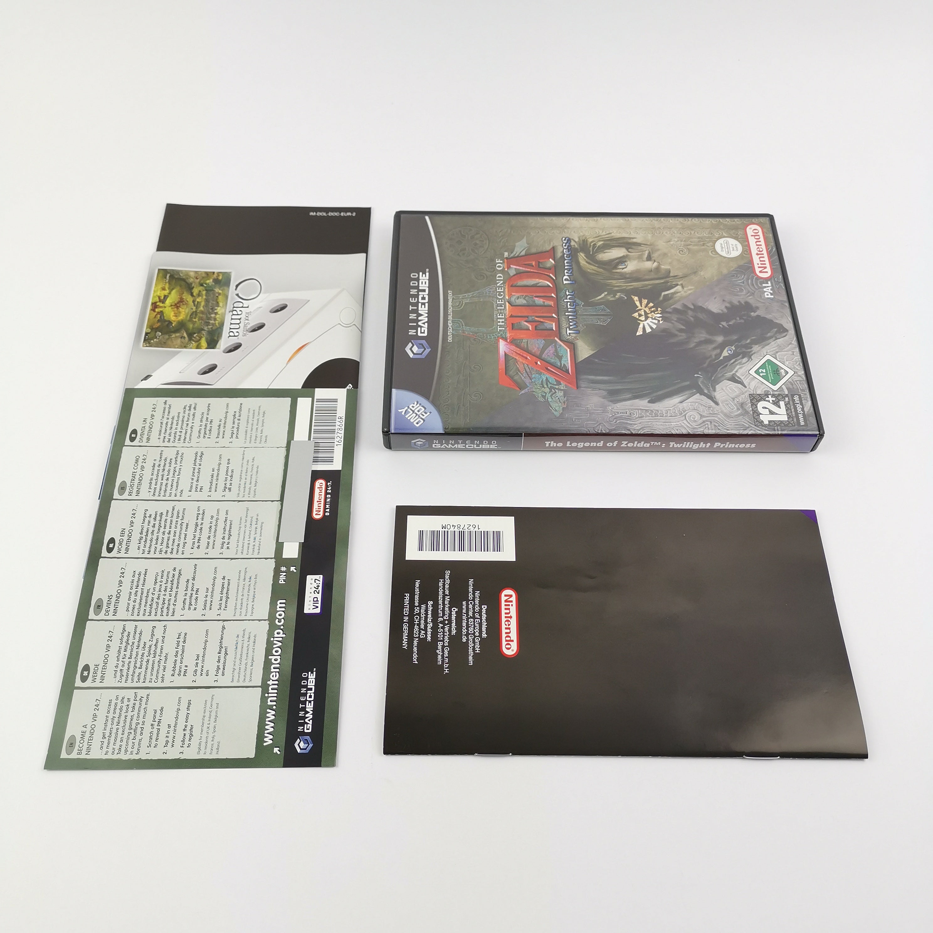 Nintendo Gamecube Spiel : The Legend of Zelda Twilight Princess - OVP Anleitung