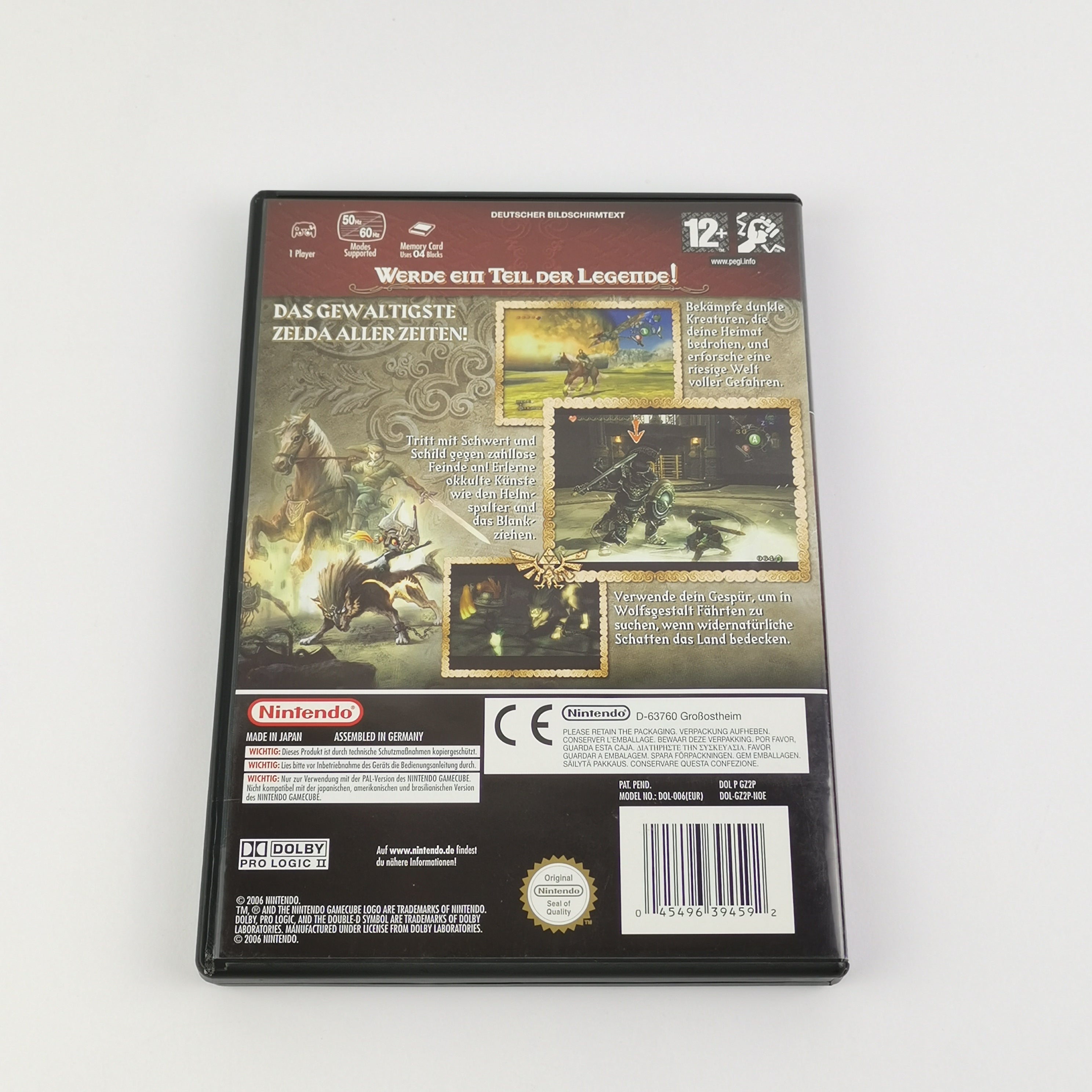 Nintendo Gamecube Spiel : The Legend of Zelda Twilight Princess - OVP Anleitung