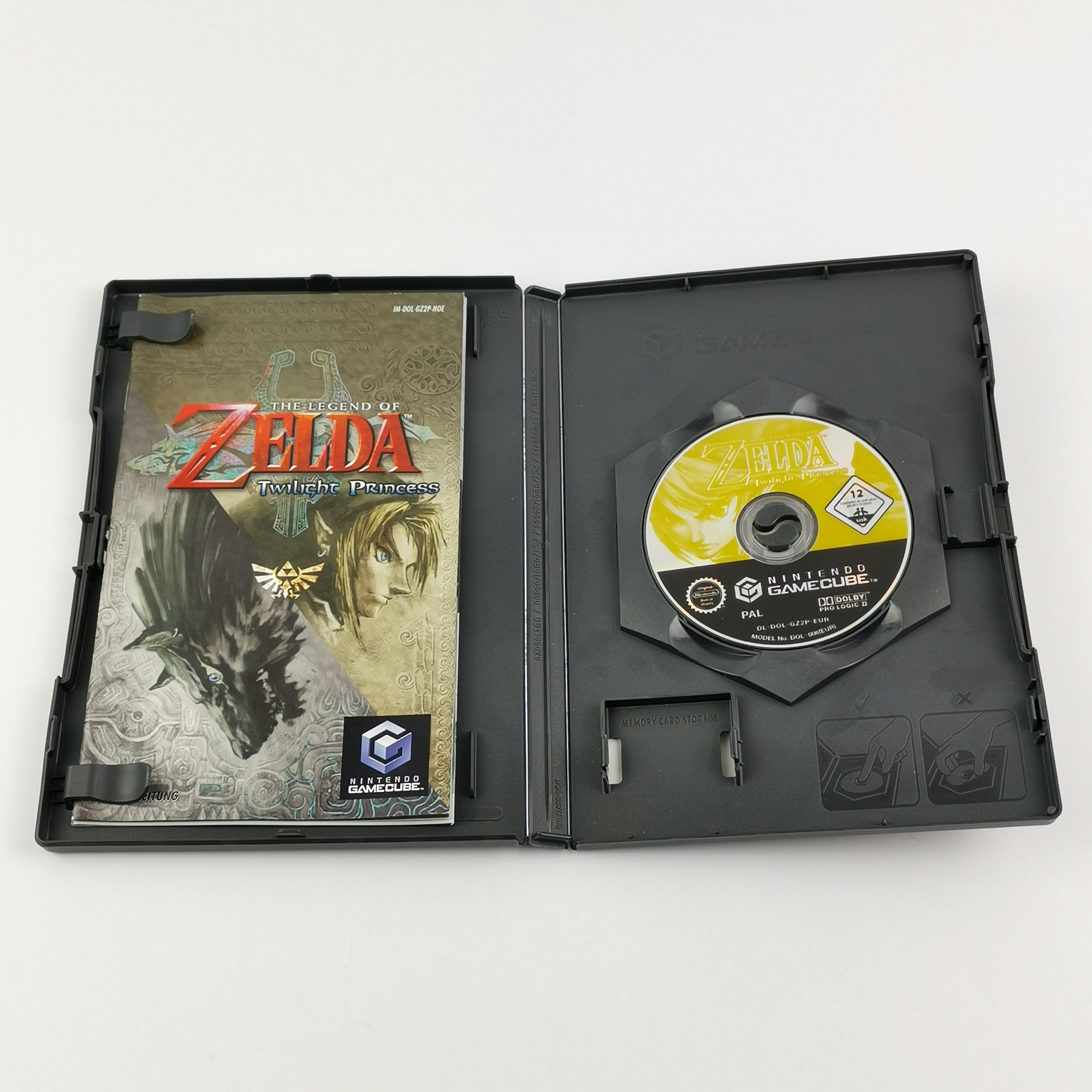 Nintendo Gamecube Spiel : The Legend of Zelda Twilight Princess - OVP Anleitung