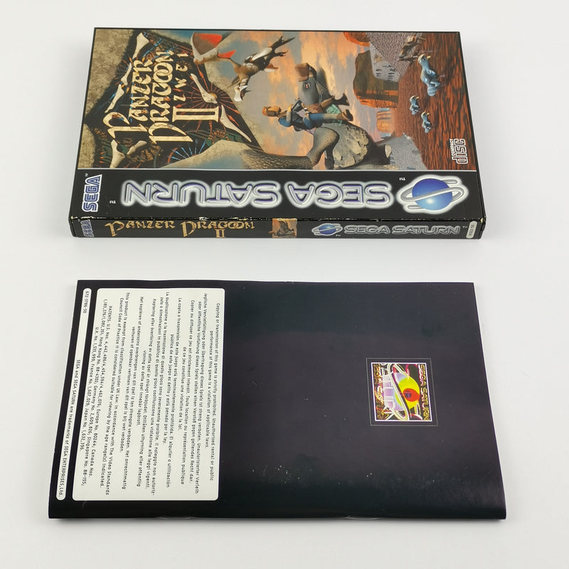 Sega Saturn Spiel : Panzer Dragoon Zwei II 2 - OVP & Anleitung PAL CD Disc