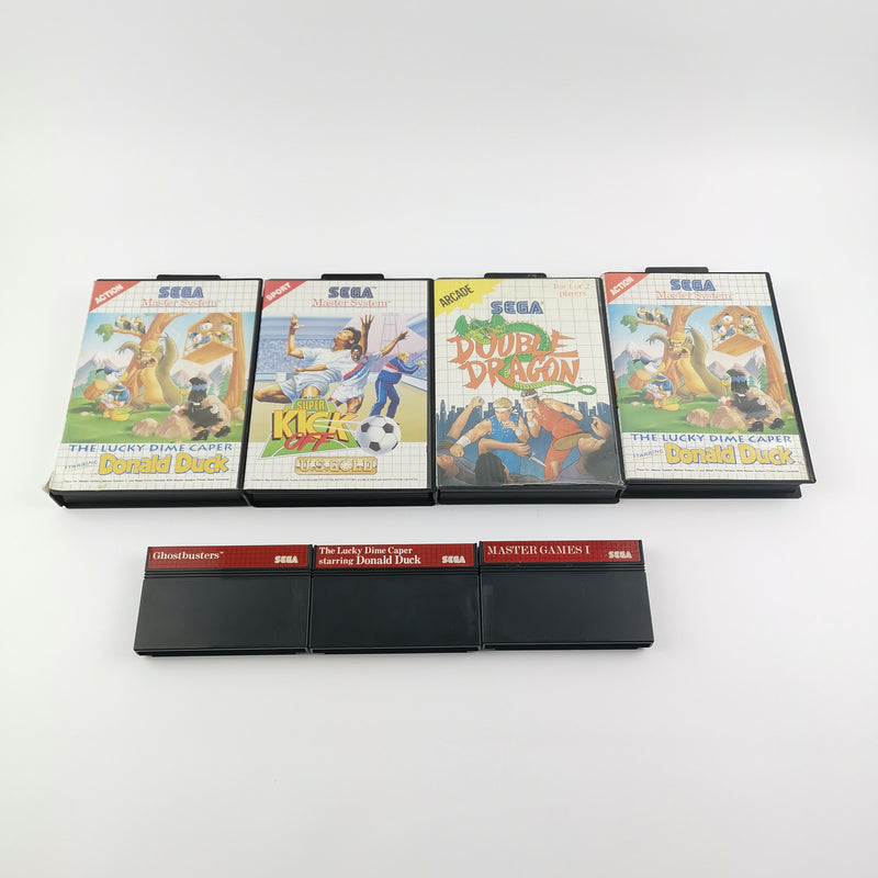 Sega Master System II Konsolen Konvolut : 21 Spiele teils in OVP, 2 Konsolen etc