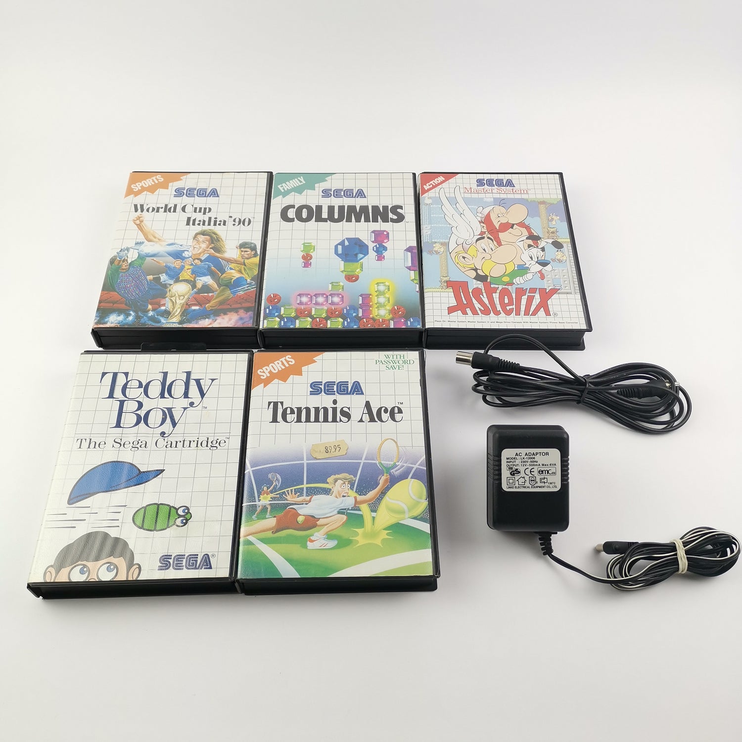 Sega Master System II Konsolen Konvolut : 21 Spiele teils in OVP, 2 Konsolen etc