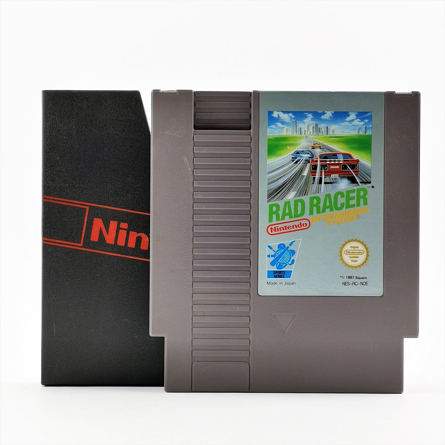 Nintendo NES Spiel : Rad Racer - Modul Cartridge + Schuber | PAL-B NOE