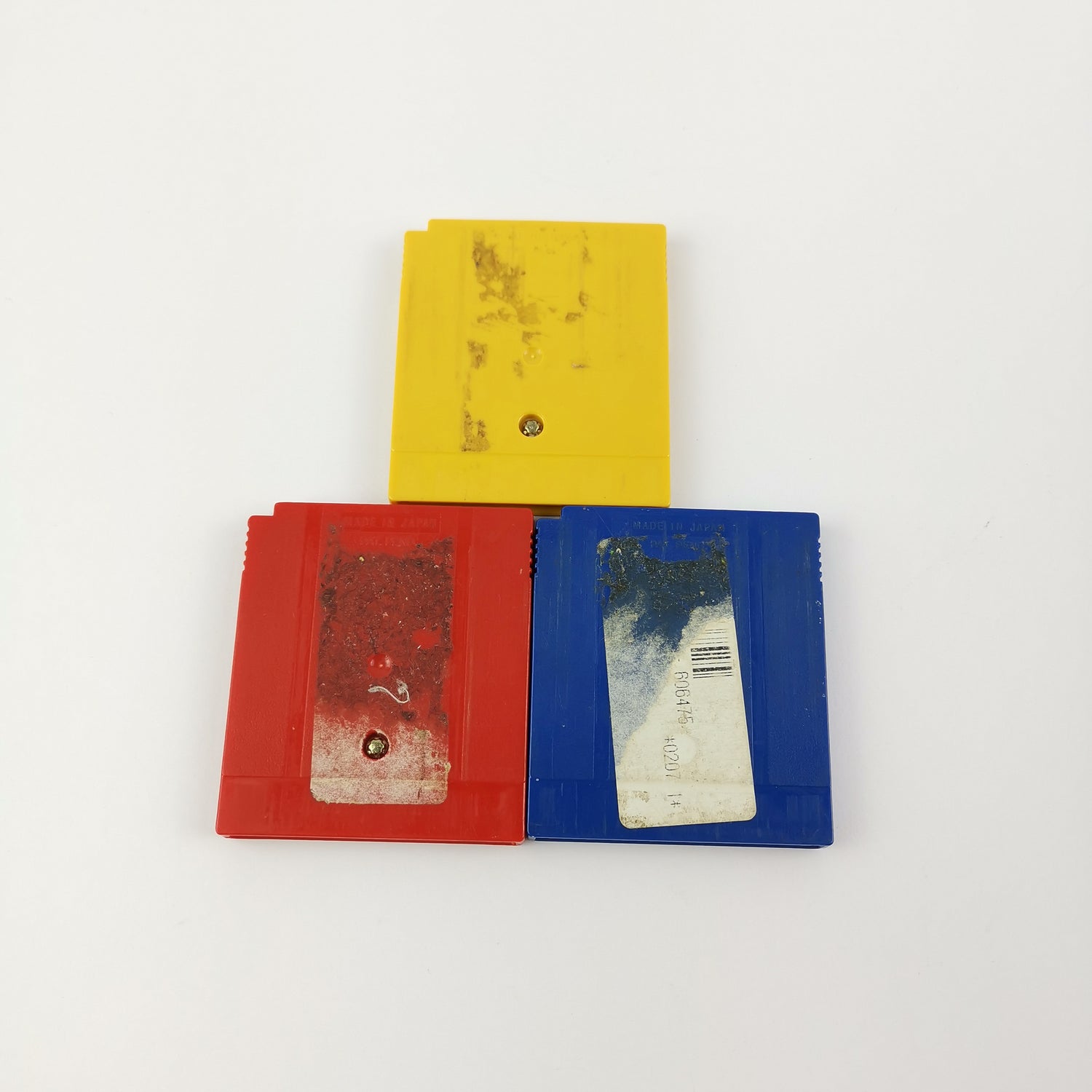 Nintendo Game Boy Color Konsole in Gelb + Pokemon Rote - Blaue - Gelbe Edition