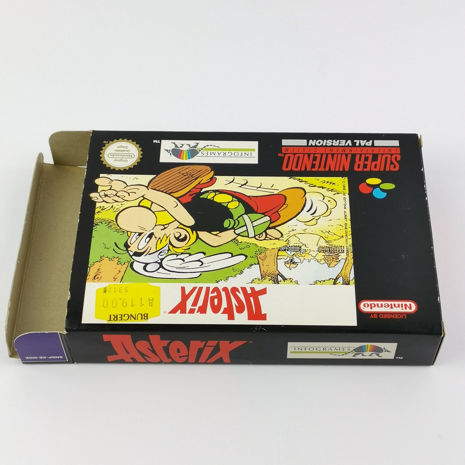 Super Nintendo Spiel : Asterix - OVP & Anleitung PAL Version | SNES Cartridge