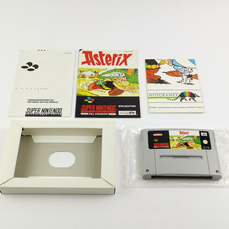 Super Nintendo Spiel : Asterix - OVP & Anleitung PAL Version | SNES Cartridge