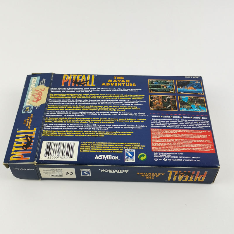 Super Nintendo Spiel : Pitfall - OVP & Anleitung PAL Version | SNES Cartridge