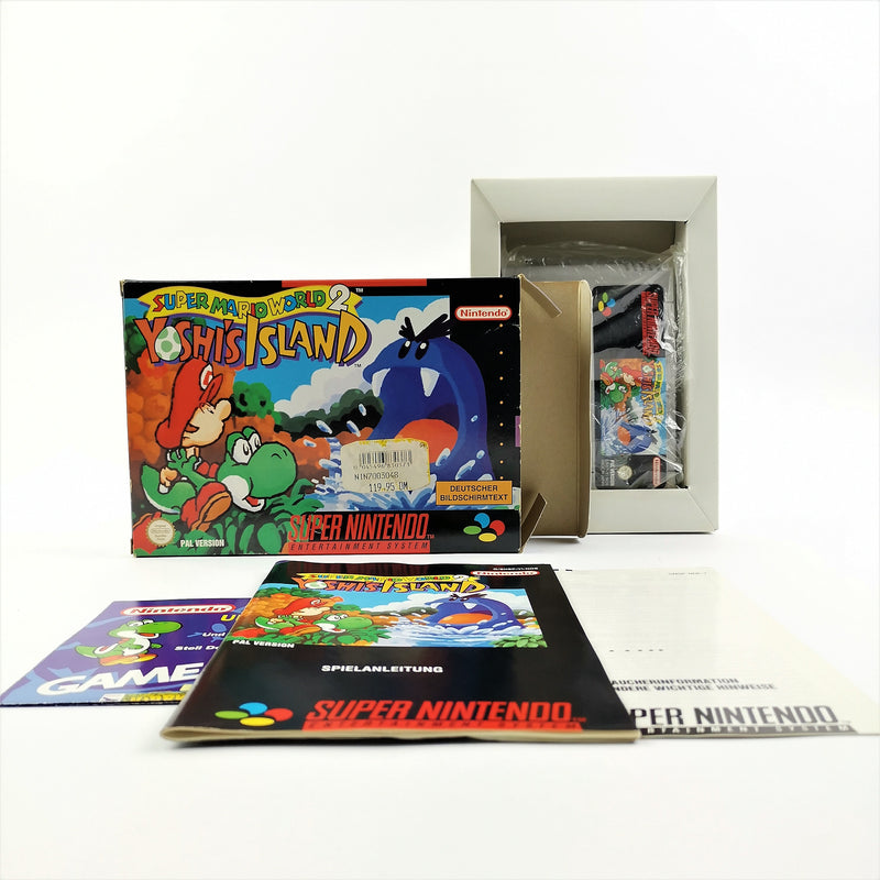 Super Nintendo game: SMW 2 Yoshi's Island - original packaging &amp; instructions PAL SNES cartridge