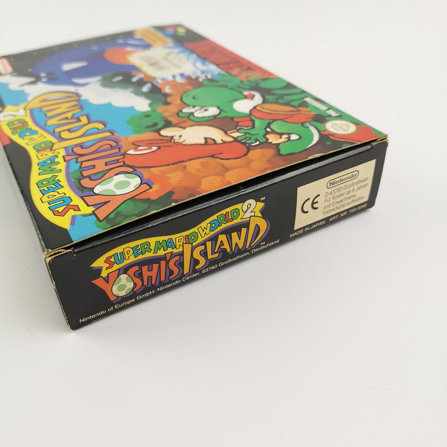 Super Nintendo game: SMW 2 Yoshi's Island - original packaging & instructions PAL SNES cartridge