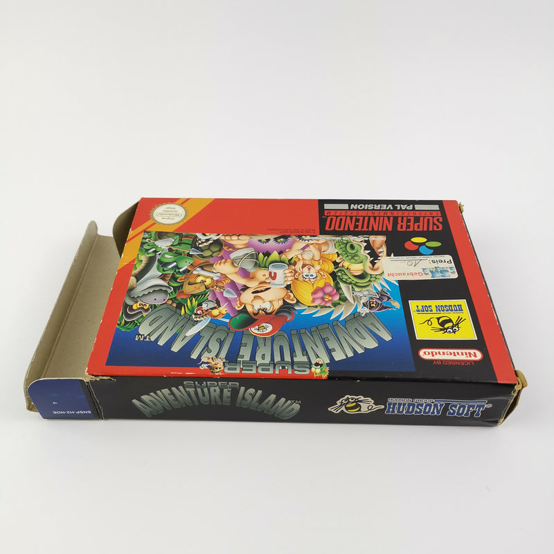 Super Nintendo Spiel : Super Adventure Island - OVP & Anleitung SNES Cartridge
