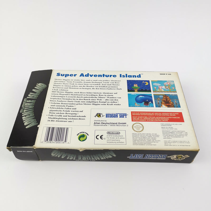 Super Nintendo Spiel : Super Adventure Island - OVP & Anleitung SNES Cartridge