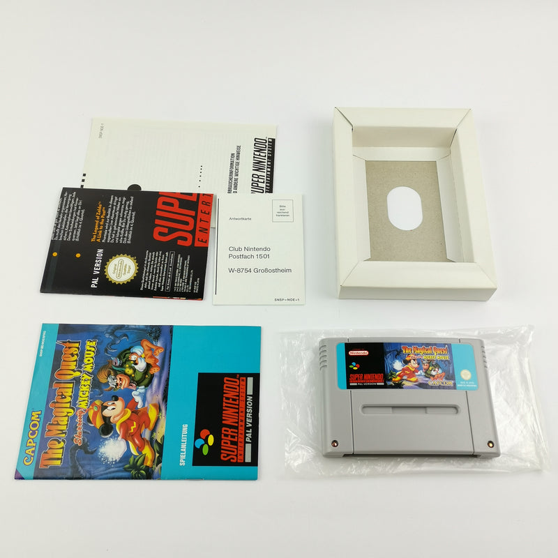 Super Nintendo Spiel : The Magical Quest starring Mickey Mouse - OVP SNES PAL