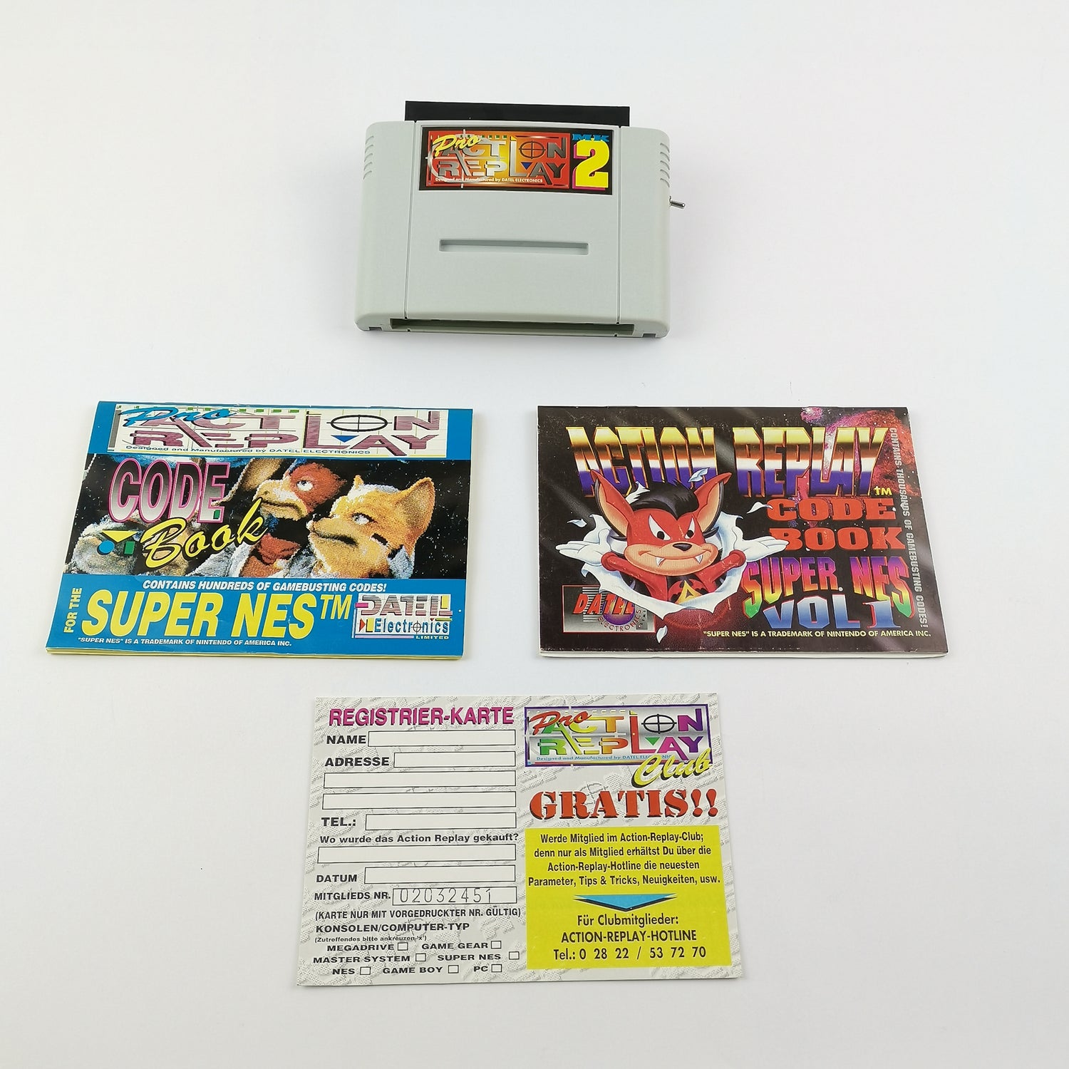 Super Nintendo Zubehör : Pro Action Replay 2 - OVP ohne Anleitungen SNES PAL