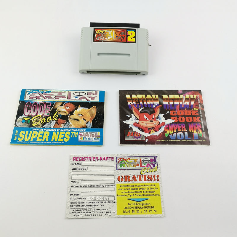 Super Nintendo Zubehör : Pro Action Replay 2 - OVP ohne Anleitungen SNES PAL