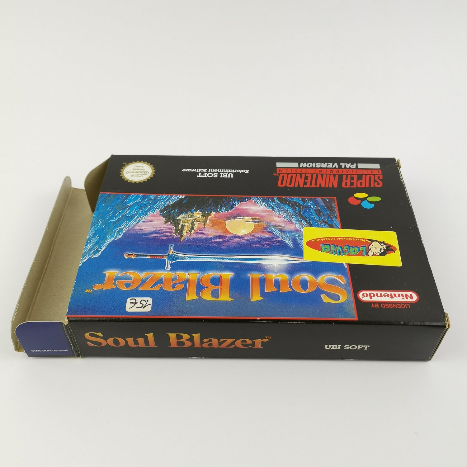 Super Nintendo Game: Soul Blazer - Original Packaging & Instructions PAL | SNES cartridge