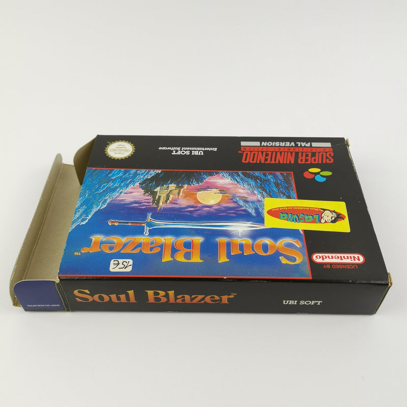 Super Nintendo Game: Soul Blazer - Original Packaging &amp; Instructions PAL | SNES cartridge