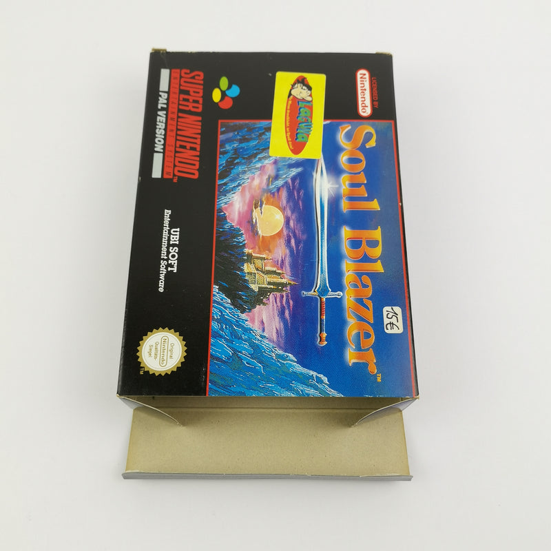 Super Nintendo Game: Soul Blazer - Original Packaging &amp; Instructions PAL | SNES cartridge