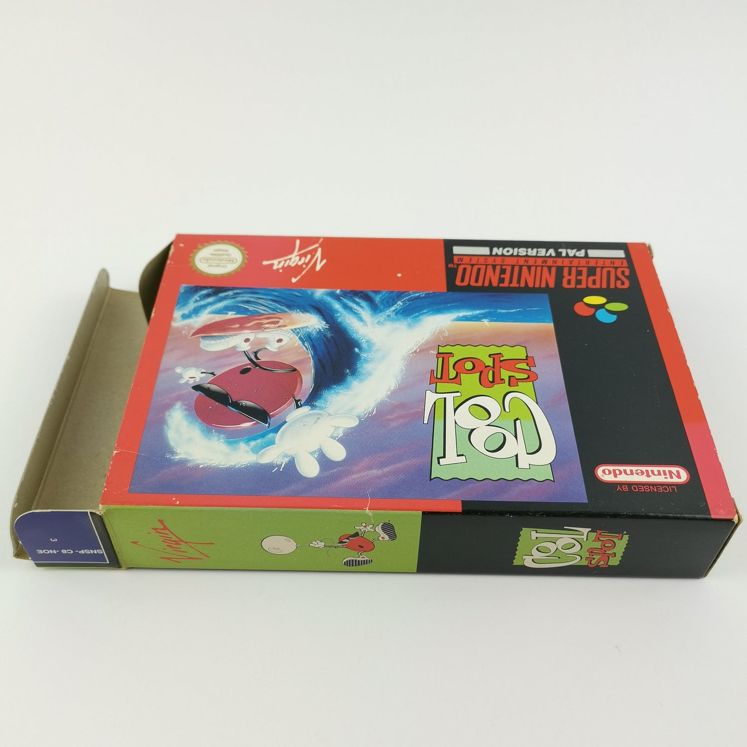 Super Nintendo Spiel : Cool Spot - OVP & Anleitung PAL Version | SNES Cartridge