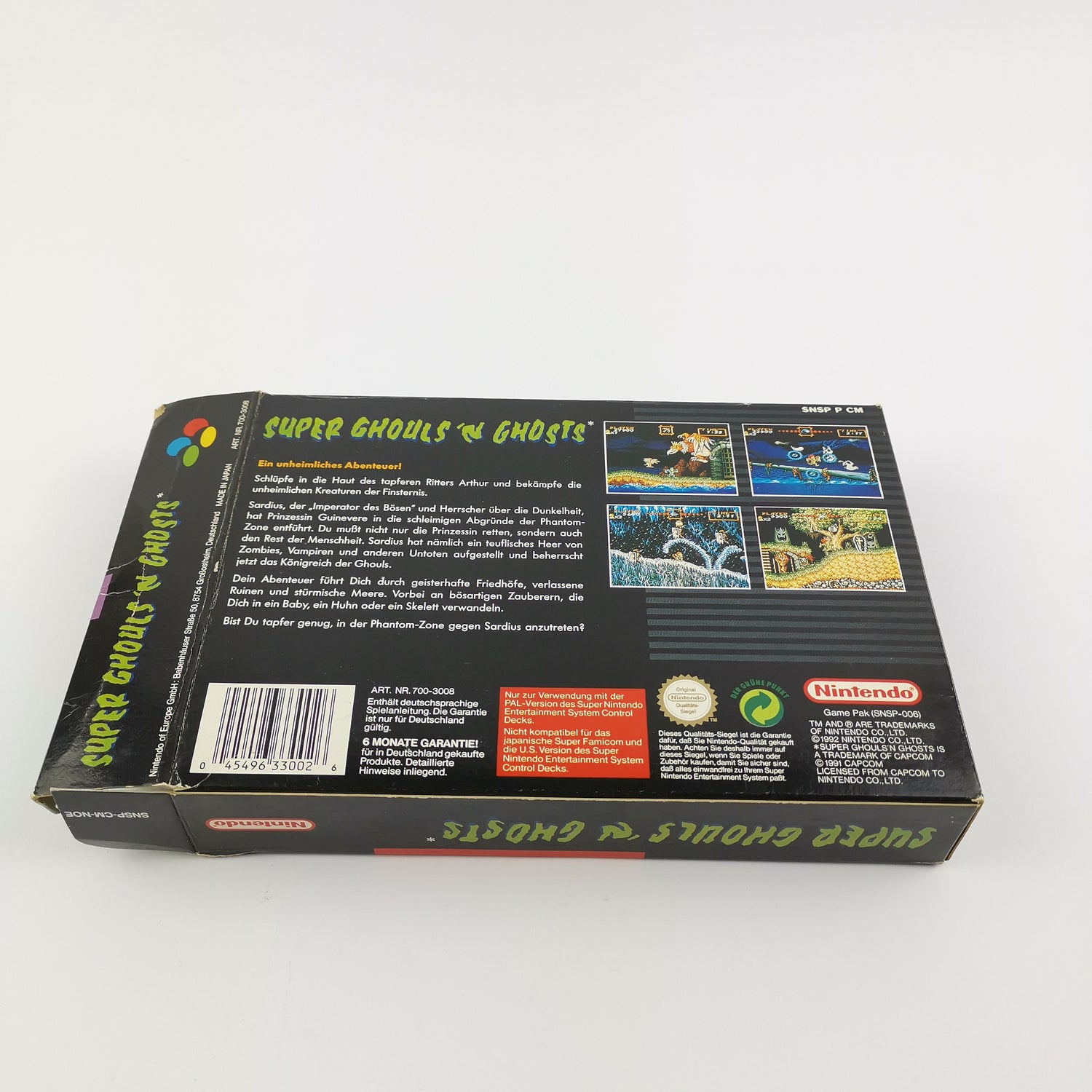 Super Nintendo Spiel : Super Ghouls´N Ghosts - OVP & Anleitung SNES Cartridge