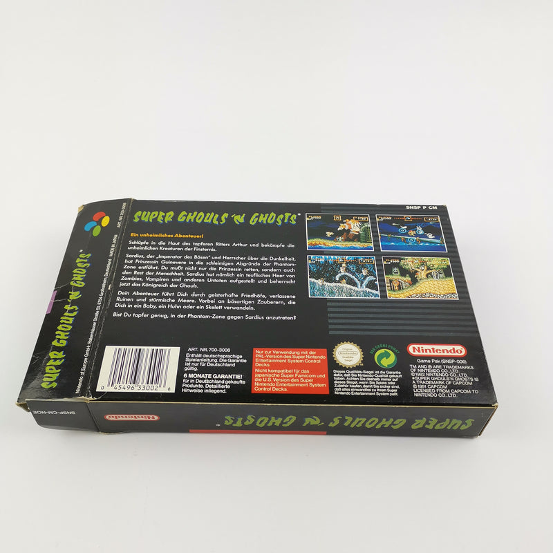 Super Nintendo Spiel : Super Ghouls´N Ghosts - OVP & Anleitung SNES Cartridge