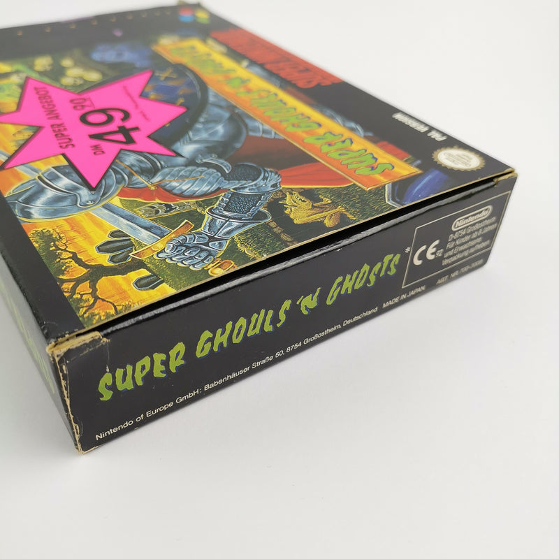Super Nintendo Spiel : Super Ghouls´N Ghosts - OVP & Anleitung SNES Cartridge