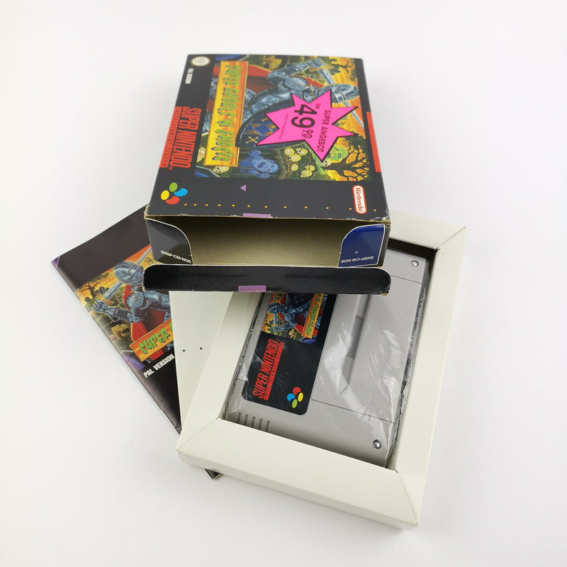 Super Nintendo Spiel : Super Ghouls´N Ghosts - OVP & Anleitung SNES Cartridge