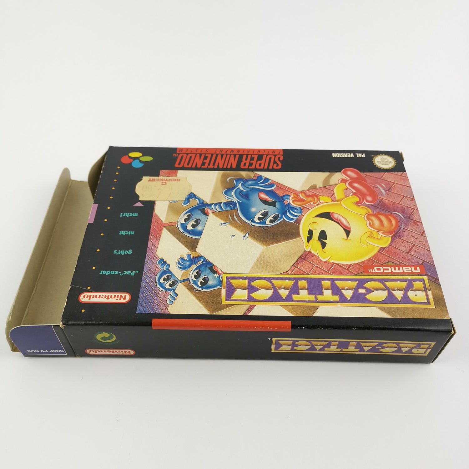 Super Nintendo Spiel : Pac-Attack - OVP & Anleitung PAL | SNES Cartridge