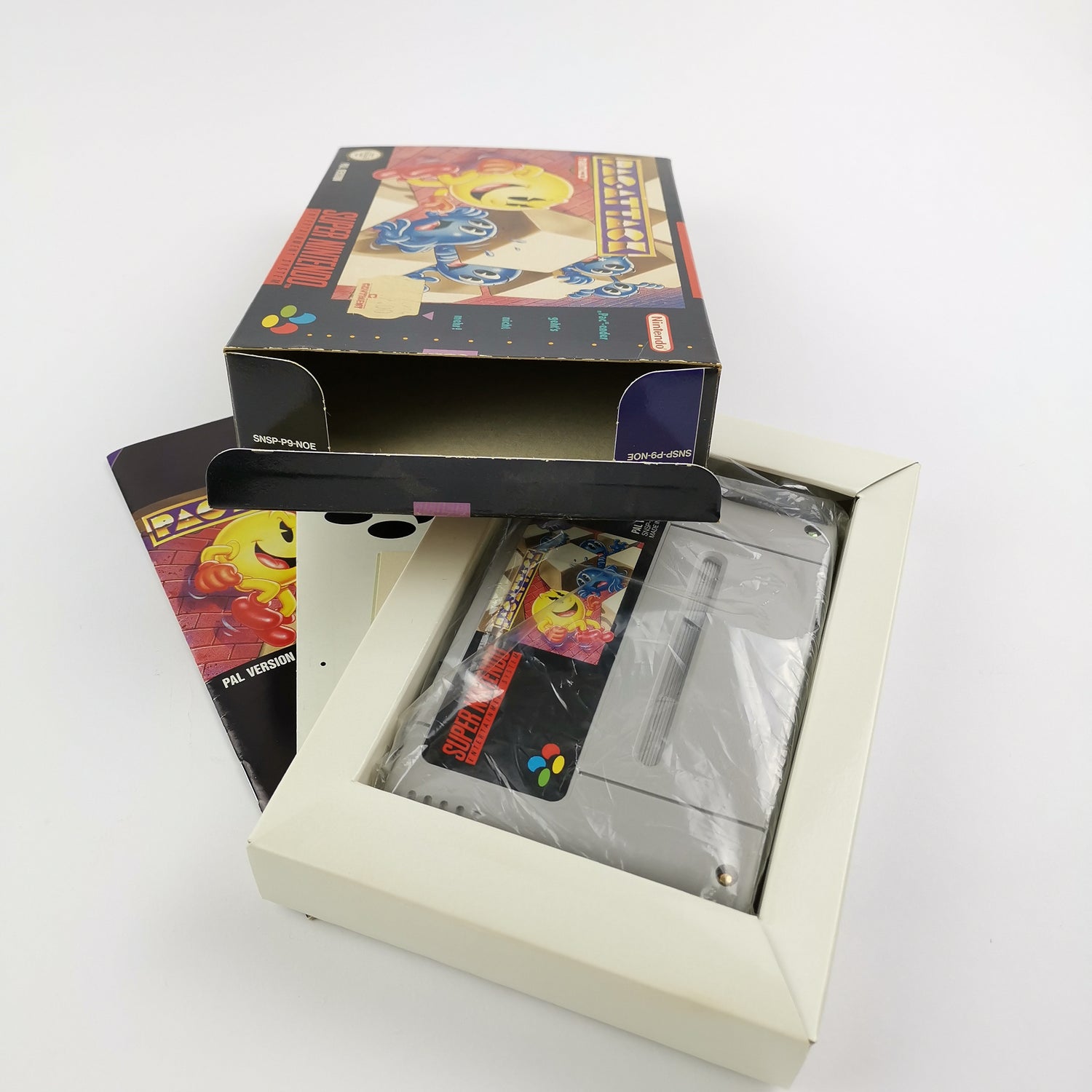 Super Nintendo Spiel : Pac-Attack - OVP & Anleitung PAL | SNES Cartridge