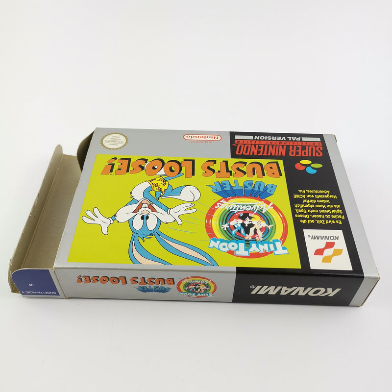 Super Nintendo Spiel : Tiny Toon Adventures - OVP & Anleitung PAL SNES Cartridge