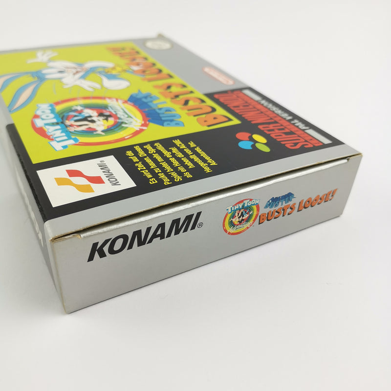 Super Nintendo Spiel : Tiny Toon Adventures - OVP & Anleitung PAL SNES Cartridge
