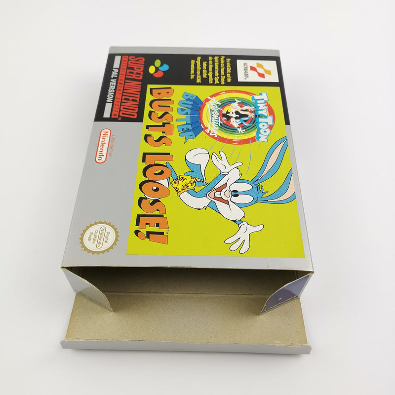 Super Nintendo Spiel : Tiny Toon Adventures - OVP & Anleitung PAL SNES Cartridge