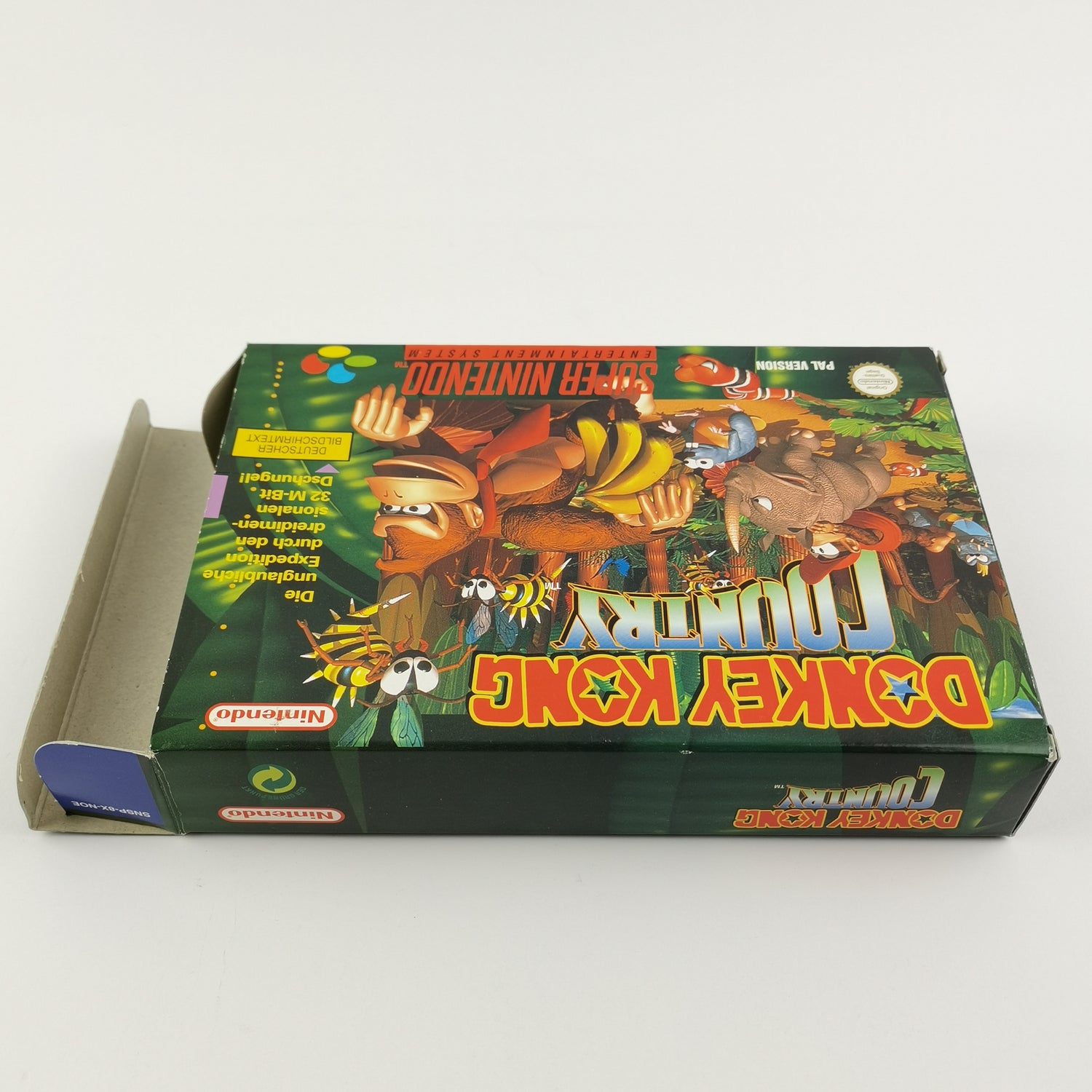 Super Nintendo Spiel : Donkey Kong Country + Spieleberater Lösungsbuch SNES OVP