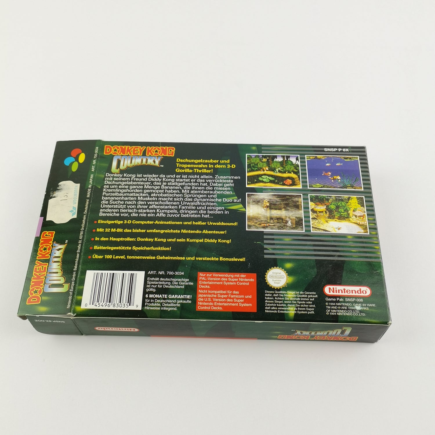 Super Nintendo Spiel : Donkey Kong Country + Spieleberater Lösungsbuch SNES OVP
