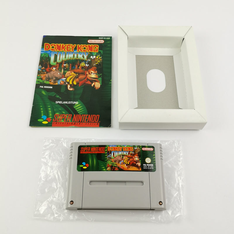 Super Nintendo Spiel : Donkey Kong Country + Spieleberater Lösungsbuch SNES OVP