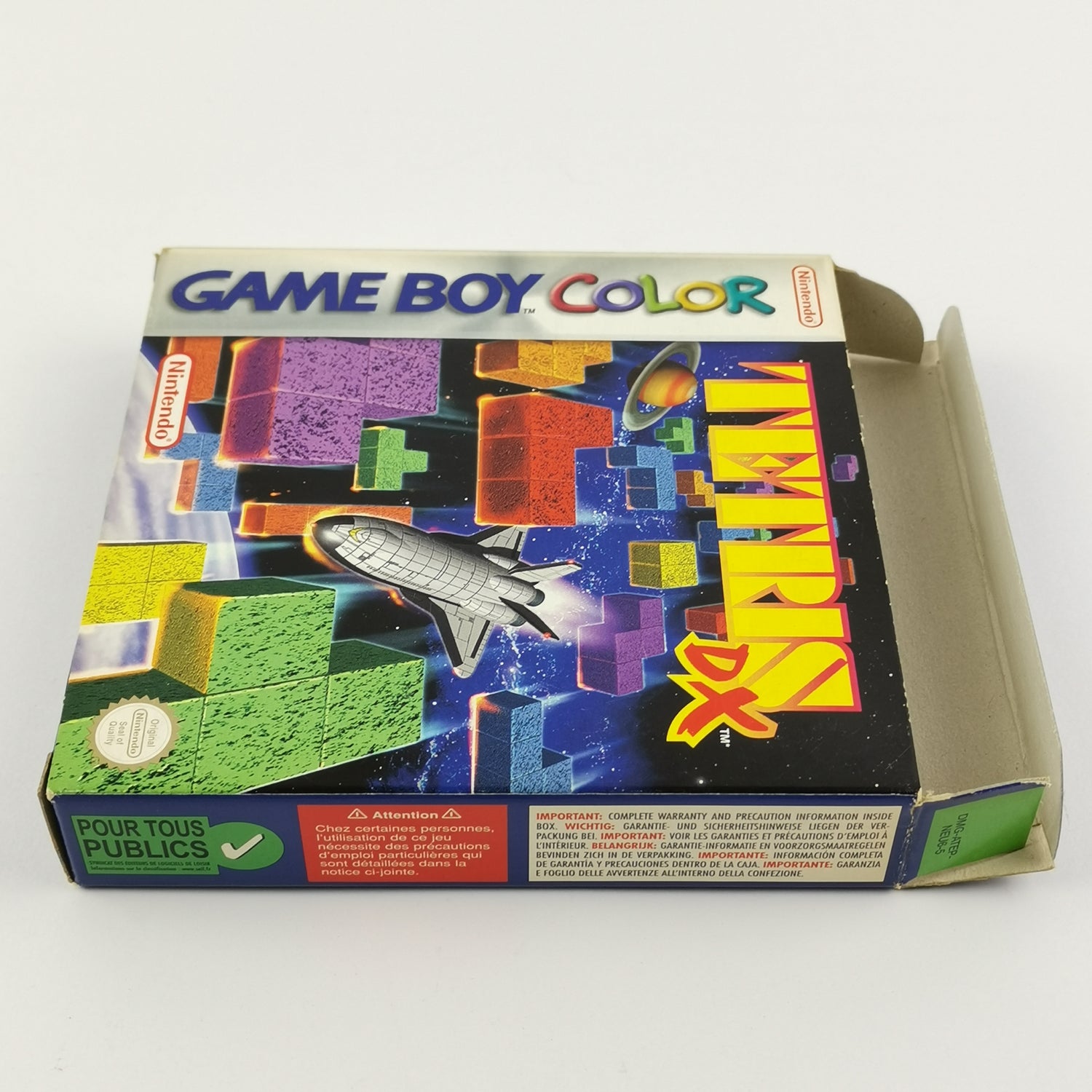 Nintendo Game Boy Color Spiel : Tetris DX - OVP & Anleitung PAL | GBC Modul