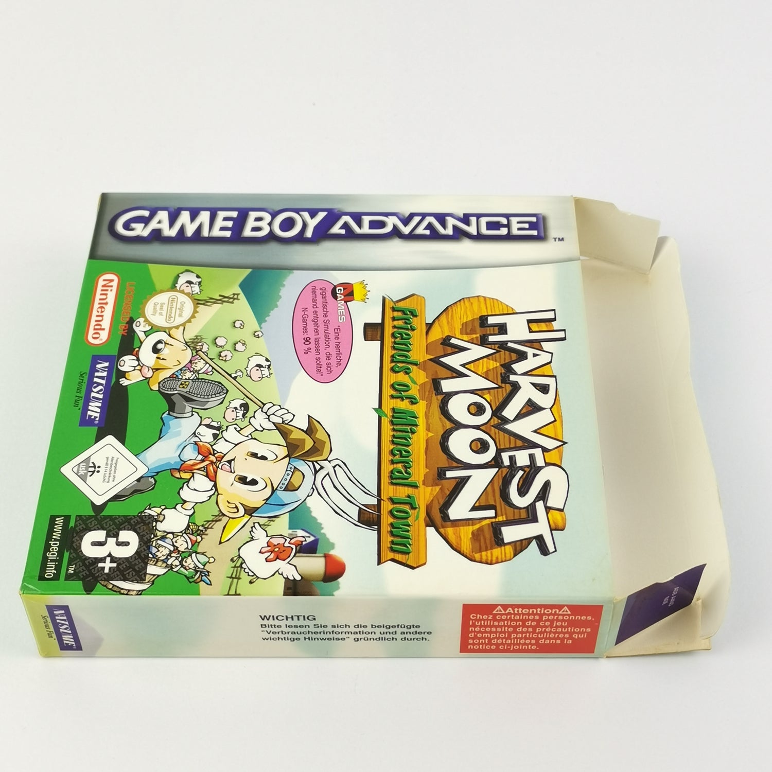 Nintendo Game Boy Advance Spiel : Harvest Moon Friends of Mineral Town - OVP GBA