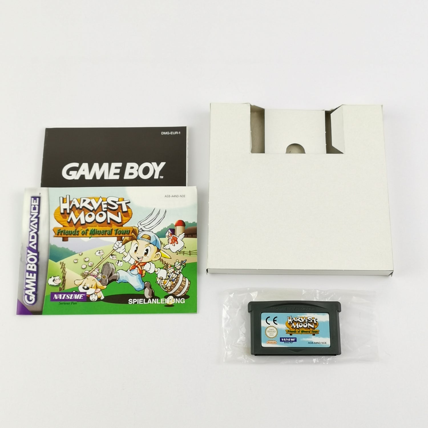 Nintendo Game Boy Advance Game: Harvest Moon Friends of Mineral Town - OVP GBA