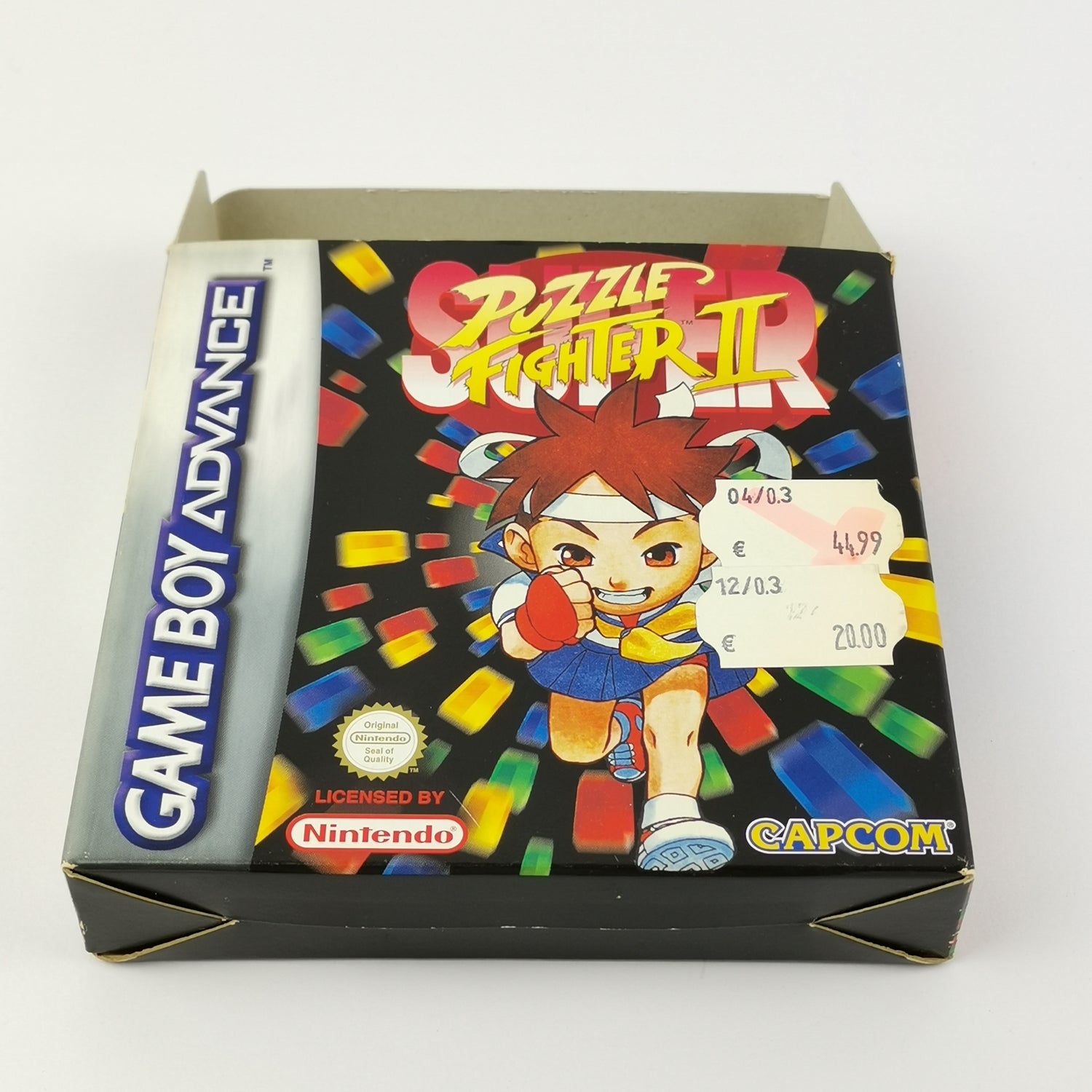 Nintendo Game Boy Advance Spiel : Super Puzzle Fighter II 2 - OVP Anleitung GBA